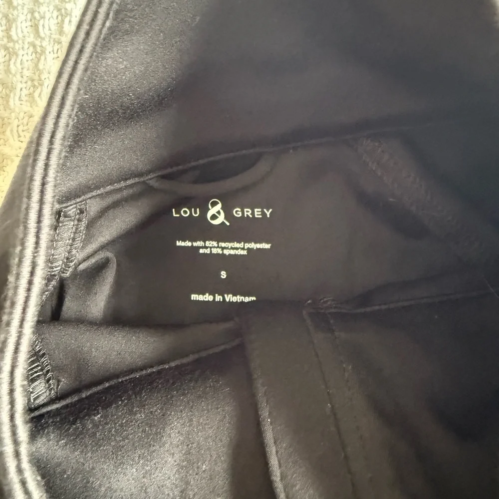 Loft Lou and Gray Black athletic zip up jacket size small - Picture 3 of 5